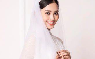 Hoa hậu Tiểu Vy khoe sắc trong áo dài cưới