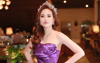 Hoa hậu Khánh Ngân nói gì trước tin đồn bí mật sinh con cho đại gia?