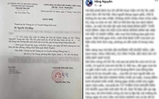 Facebooker Hằng Nguyễn bị mời làm việc vì phát ngôn 'Sài Gòn ăn cứu trợ của cả nước'
