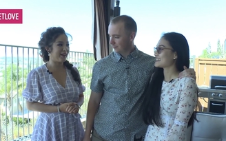 Thúy Nga ngưỡng mộ chuyện tình lãng mạn của chàng Tây nói tiếng Việt siêu giỏi