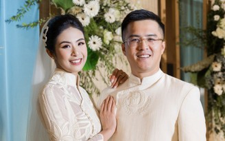 Hoa hậu Ngọc Hân mang đặc trưng văn hóa Bắc bộ vào lễ cưới