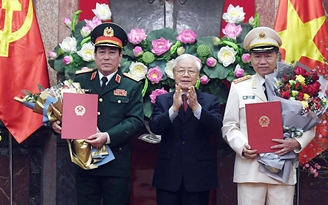 Bộ trưởng Công an Tô Lâm được thăng quân hàm đại tướng