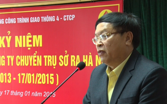 Kỷ luật khiển trách Phó tổng giám đốc Tập đoàn Cienco 4 Nguyễn Quang Vinh