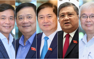 Trình Quốc hội miễn nhiệm Tổng thư ký, 4 chủ nhiệm Ủy ban và Tổng Kiểm toán