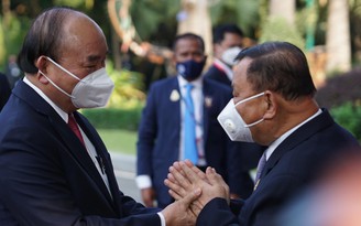 Chủ tịch nước dự lễ khởi công nhà hành chính Quốc hội Campuchia do Việt Nam tặng