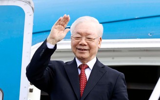 Tổng bí thư Nguyễn Phú Trọng lên đường thăm chính thức Trung Quốc