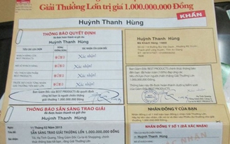 Bỗng dưng 'trúng thưởng' 1 tỉ đồng