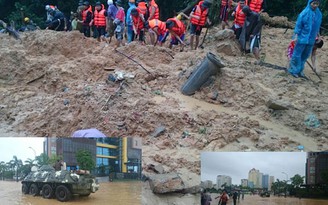 Mưa lụt hoành hành Quảng Ninh