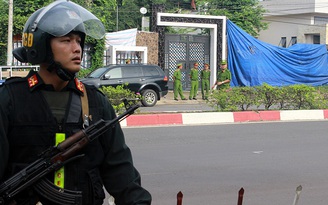 Công an thực nghiệm điều tra hiện trường vụ thảm sát ở Bình Phước