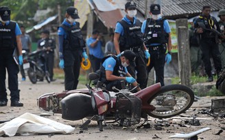 Miền nam Thái Lan rúng động với 8 vụ nổ liên tiếp