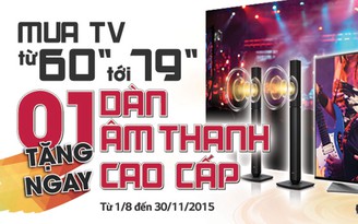 Mua TV LG, nhận ngay quà hấp dẫn