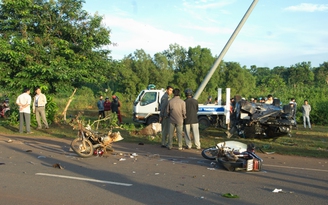 Không đo được vận tốc, nồng độ cồn của nguyên CSGT lái BMW tông chết 2 dân quân