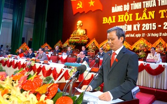 Ông Lê Trường Lưu tái đắc cử Bí thư Tỉnh ủy Thừa Thiên- Huế