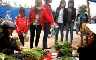 Thêm nhiều tiểu thương dọn qua kinh doanh ở chợ mới Di Linh