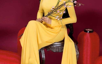 Giao thoa áo dài Việt và saree Ấn Độ