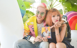 Khởi My cùng ‘bạn trai tin đồn’ chúc mừng Thanh Duy ra mắt album