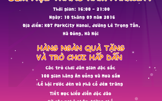 Rộn ràng “Đêm hội trăng rằm” tại ParkCity Hanoi