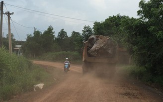 Kiểm tra các điểm khai thác đá lậu