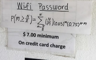 Làm toán mới được dùng wifi