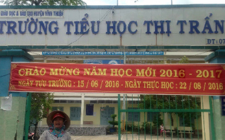 Khôi phục chức vụ cho hiệu trưởng chống tiêu cực