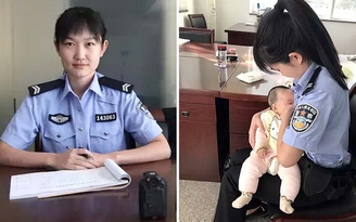 Nữ cảnh sát cho con bị cáo bú tại tòa
