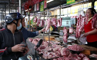 Khuyến cáo không để giá thịt heo vượt 50.000 đồng/kg