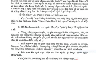 Bộ Y tế thông tin về 'thuốc làm từ thịt người'