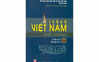 Nhiều hạt sạn trong sách Lịch sử Việt Nam phổ thông