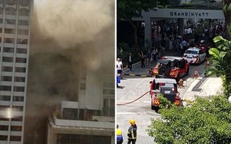 Cháy khách sạn Singapore, 500 người sơ tán