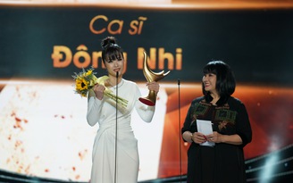 Đông Nhi lần đầu đoạt giải Cống hiến: Ca sĩ của năm