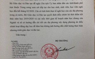 Đi học hay không đi học thời dịch bệnh Covid-19?