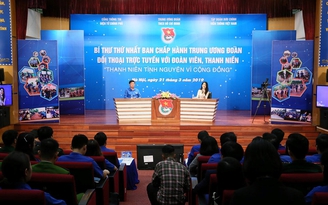 Bí thư thứ nhất T.Ư Đoàn đối thoại trực tuyến với thanh niên