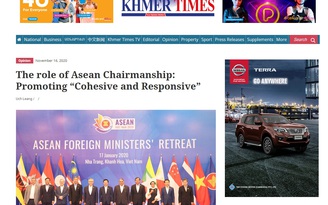 Truyền thông quốc tế nhận xét về ASEAN trong năm Việt Nam làm Chủ tịch