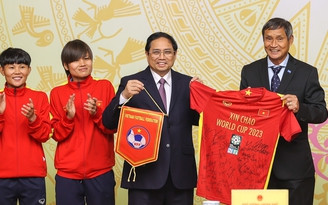 Thủ tướng Phạm Minh Chính: 'Bản đồ bóng đá thế giới đã ghi tên tuyển nữ Việt Nam'