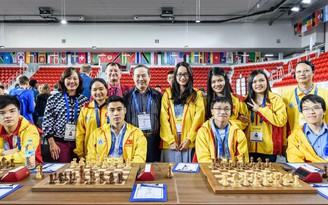 Cờ vua Việt Nam đoạt hạng 7 đồng đội, HCV cá nhân tại Olympiad
