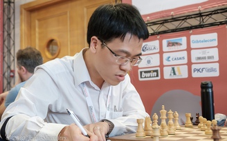 Quang Liêm, Trường Sơn bất phân thắng bại ở trận ra quân Word Cup cờ vua