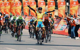 Nguyễn Tấn Hoài tiết lộ bí quyết thắng chặng mở màn giải xe đạp truyền hình TP.HCM