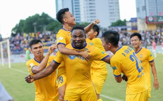 Bảng xếp hạng V-League 2022 mới nhất: SLNA chiếm ngôi đầu