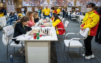 Lần đầu đánh bại Hungary, Việt Nam vào tốp 10 Olympiad cờ vua