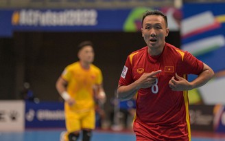 Bảng xếp hạng giải futsal châu Á: tuyển futsal Việt Nam dẫn đầu bảng D