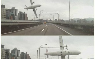 Máy bay Đài Loan rơi: Phi công liên tục kêu cứu trước khi gặp nạn