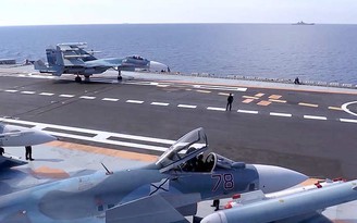 Máy bay trên tàu sân bay Nga sẽ chuyển vào căn cứ ở Syria