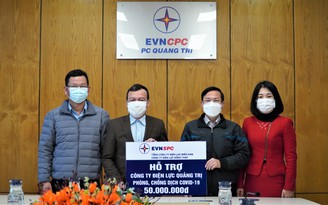 PC Quảng Trị nhận hỗ trợ trong công tác phòng chống dịch Covid-19