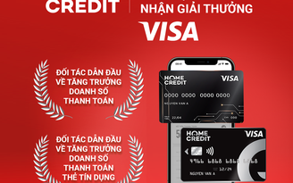 Home Credit giành được hai giải thưởng của Visa Award 2021