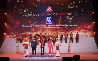 Tổng công ty Khánh Việt đạt giải thưởng TOP 100 Sao Vàng Đất Việt 2021