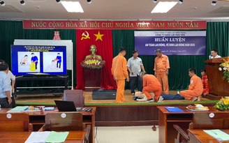 PC Phú Yên: Tổ chức lớp huấn luyện an toàn vệ sinh lao động năm 2022