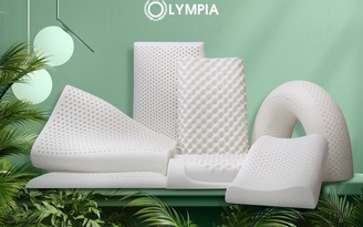 Olympia trình làng bộ sưu tập gối cao su cho sức khỏe