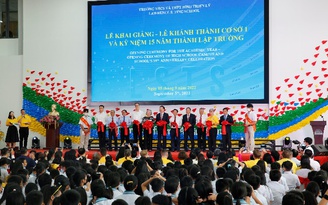 Trường THCS và THPT Đinh Thiện Lý khánh thành cơ sở mới rộng 22.500m²