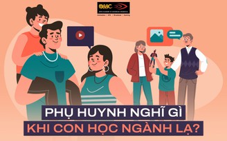 Con muốn học ngành Kỹ xảo Điện ảnh, Hoạt hình, Thiết kế Game, cha mẹ nghĩ gì?