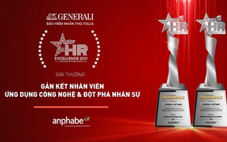 Generali được vinh danh hai giải thưởng 'Nhân sự xuất sắc' tại Vietnam Excellence 2021